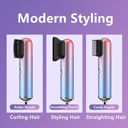 Electric Hair Styler Brush Blow Dryer