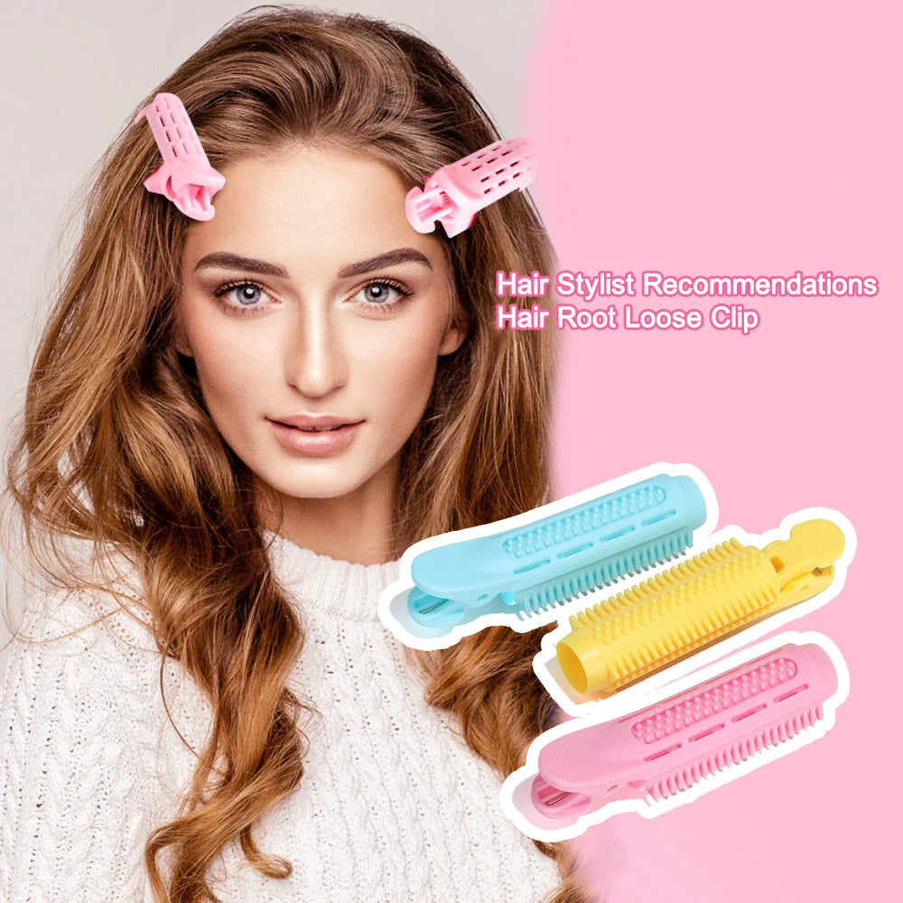 Professional Plush Plastic Natural Curler Set