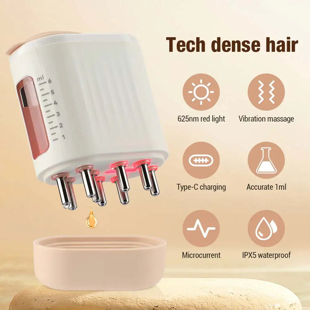 Red Light Therapy Scalp Massage Brush