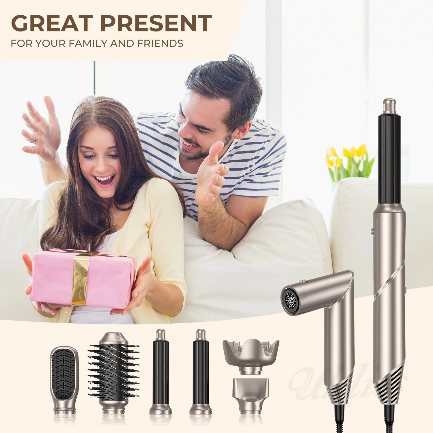 6-in-1 Folding Hot Air Brush